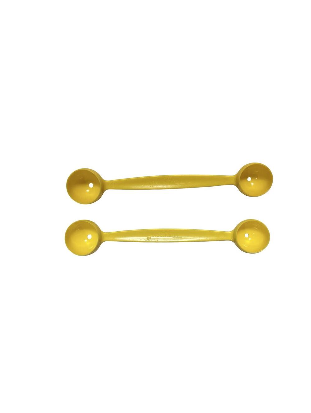 Vintage‎ Tupperware 1333-1 Yellow Melon Ballers Set of 2 Retro Kitchen Tool